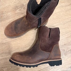 L.L. Bean Brown Leather Winter Boots